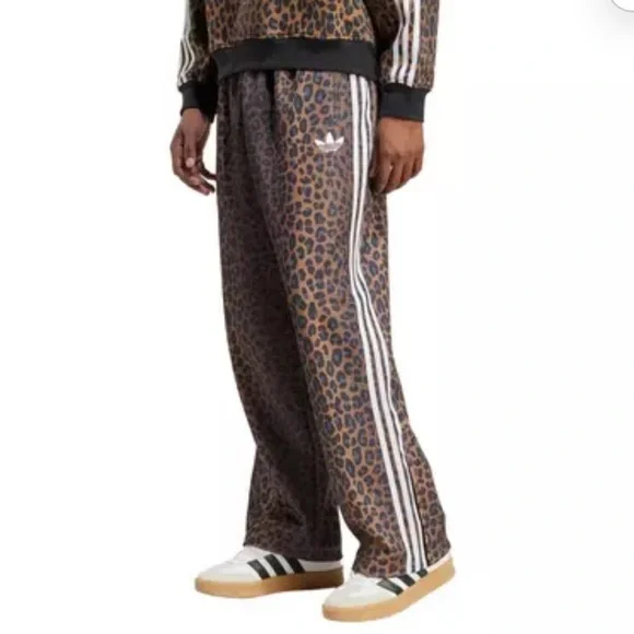 adidas Originals Men's Firebird Loose Leopard Track Pants - Picture 2 of 6